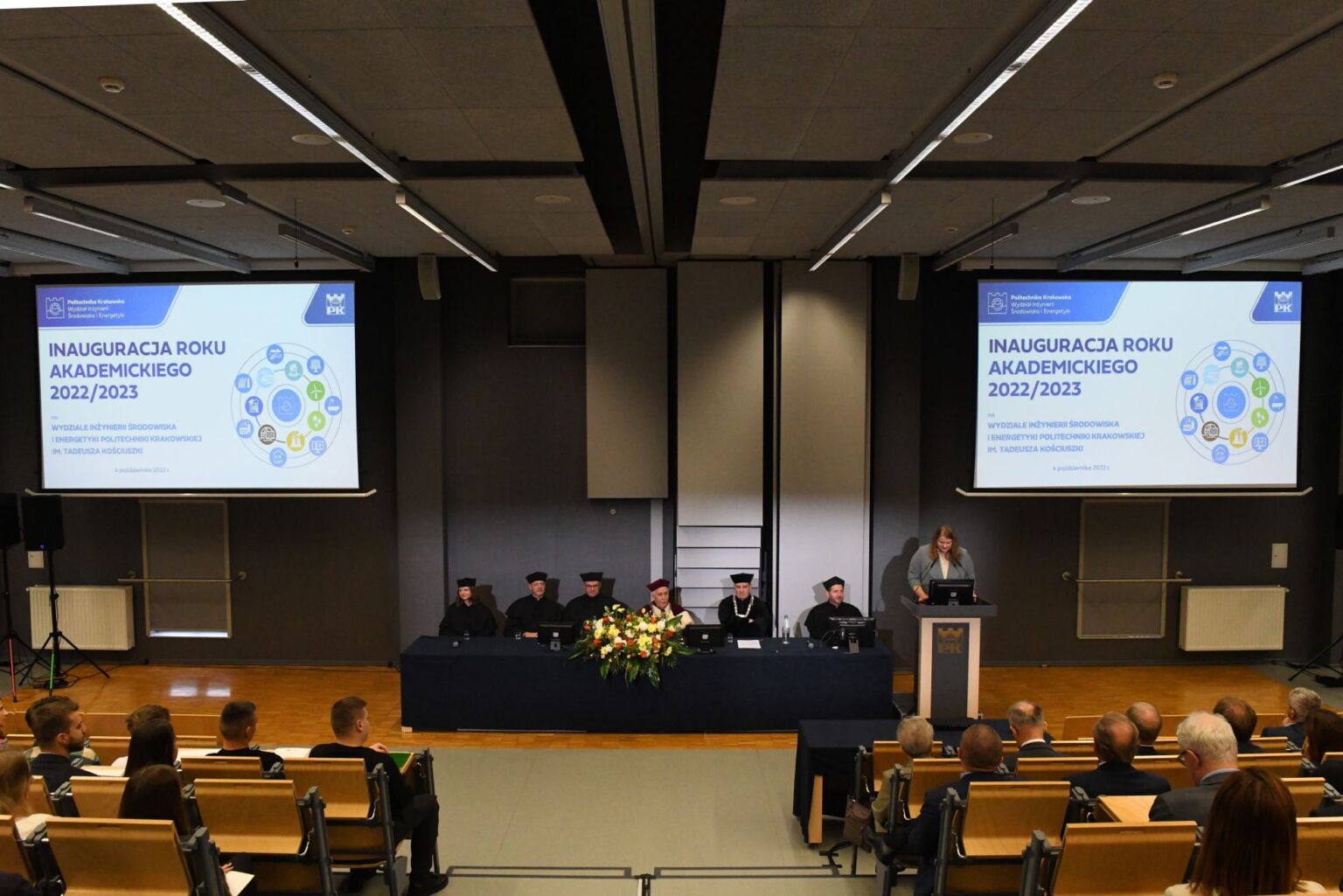Inauguracja roku akademickiego 2022/2023 na Wydziale Inżynierii Środowiska i Energetyki Politechniki Krakowskiej