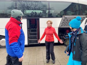 Uczestnicy Grand Prix Wydziału Inżynierii Środowiska i Energetyki w narciarstwie