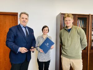 Agata Pawłowska-Salach i Jakub Toporowski