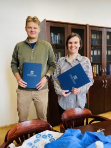 Agata Pawłowska-Salach i Jakub Toporowski