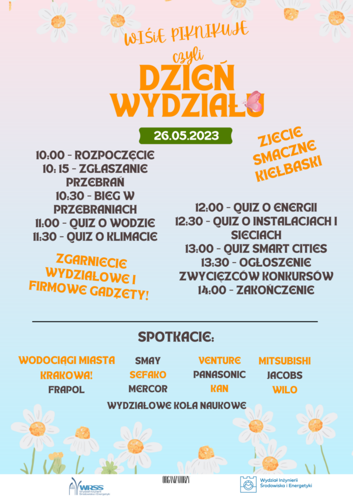 Plakat dnia wydziału