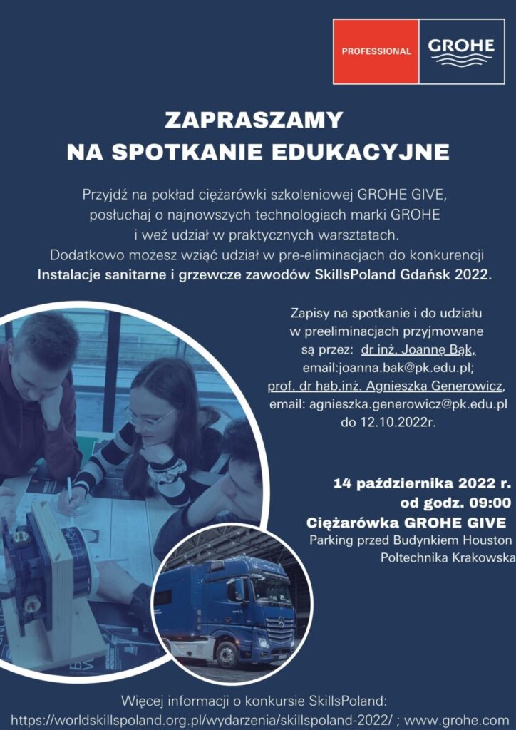 Plakat spotkania edukacyjnego