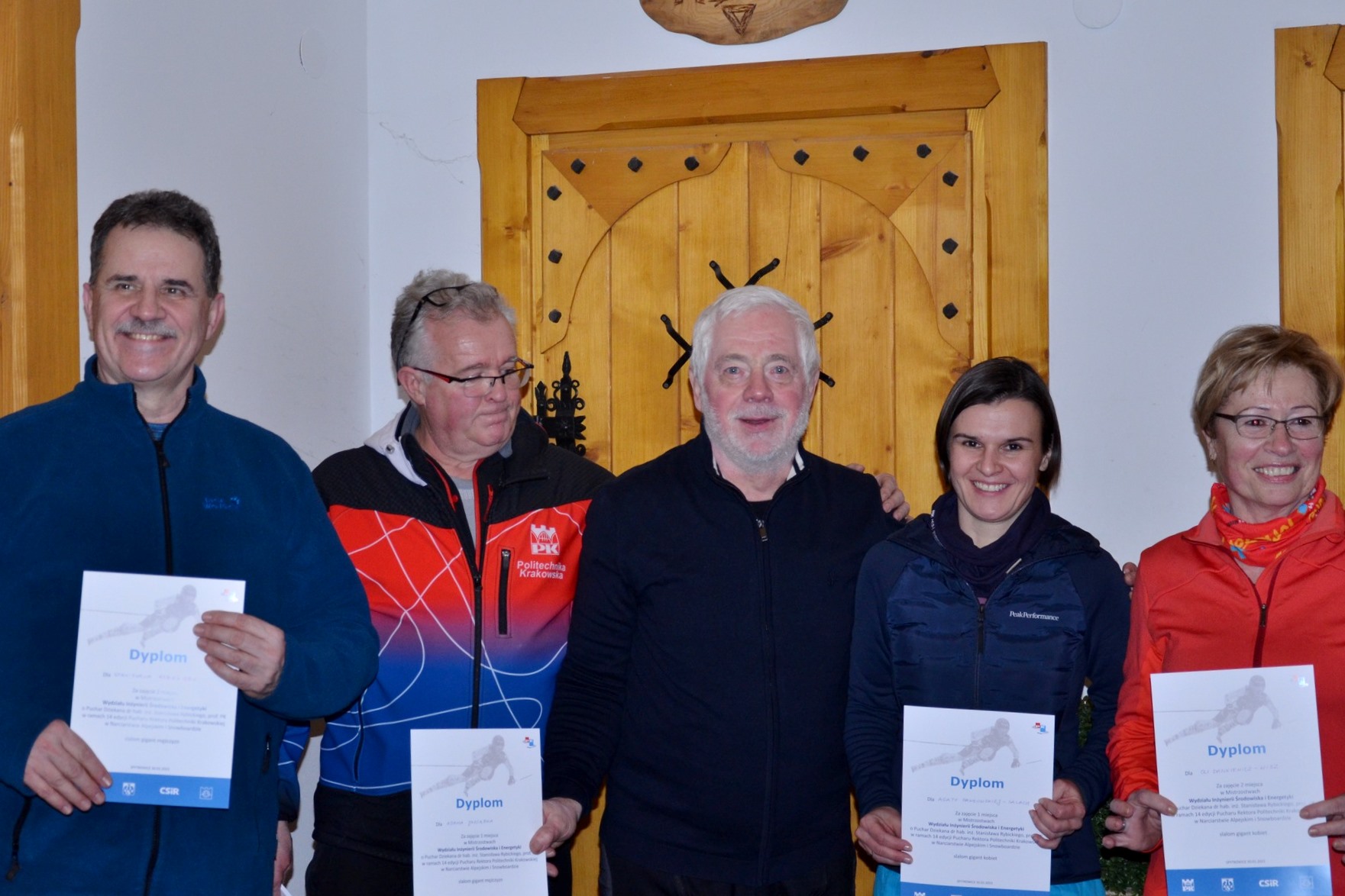 Uczestnicy Grand Prix Wydziału Inżynierii Środowiska i Energetyki w narciarstwie