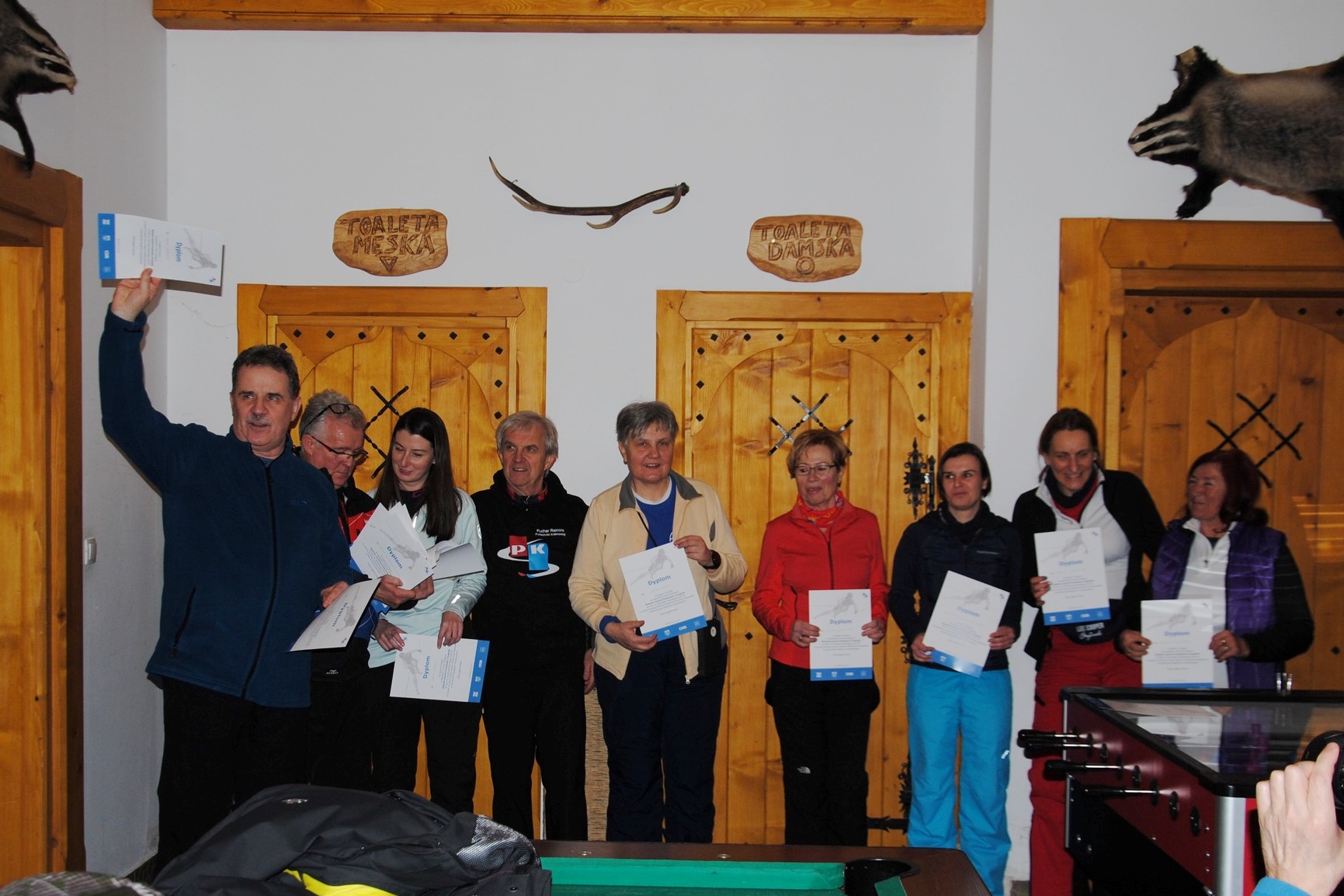 Uczestnicy Grand Prix Wydziału Inżynierii Środowiska i Energetyki w narciarstwie