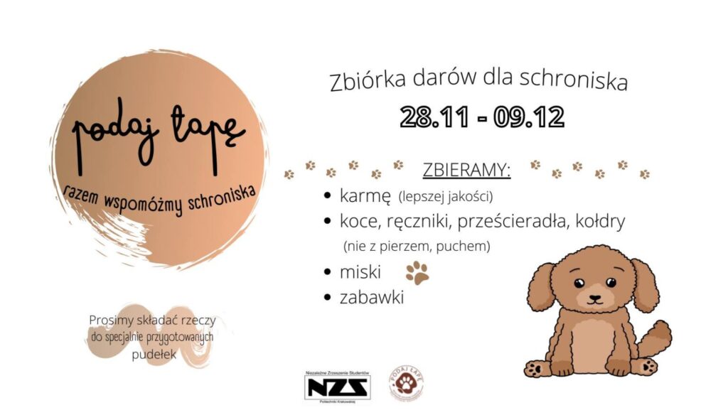 Zbiórka darów dla schroniska