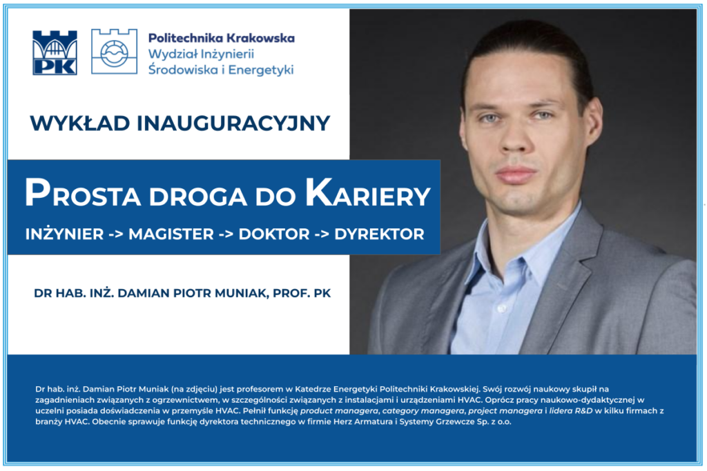 Plakat wykładu inauguracyjnego