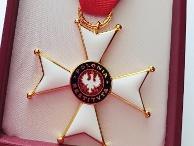 Prof. Jan Taler odznaczony Krzyżem Oficerskim Orderu Odrodzenia Polski
