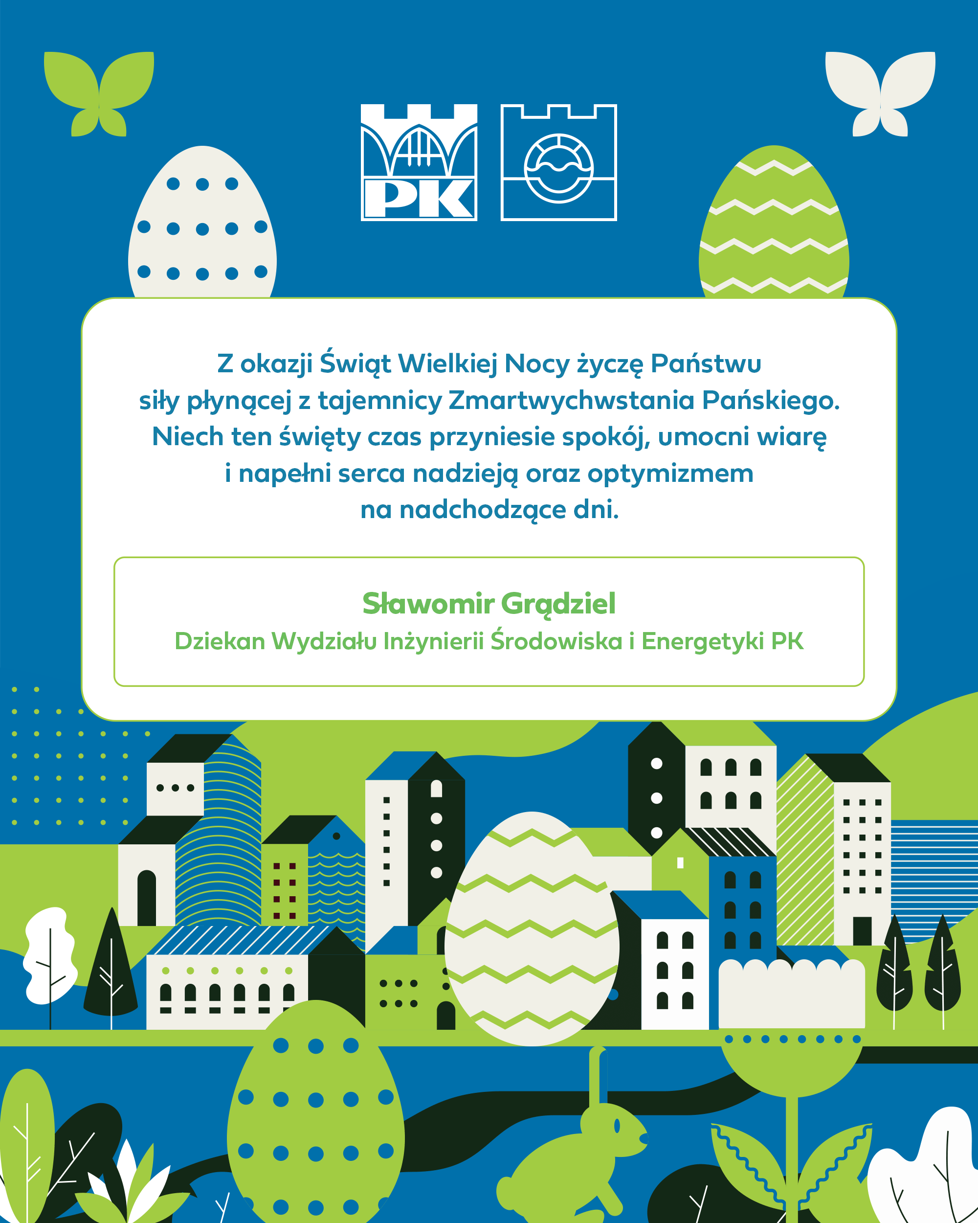 Świąteczne życzenia Dziekana WIŚiE PK